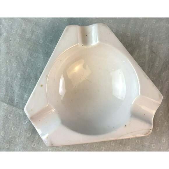 Vtg Levert & Co. De Wildeman Amsterdam Ceramic Ashtray 1690 Dutch Bar Ad *Crack* - Picture 6 of 8